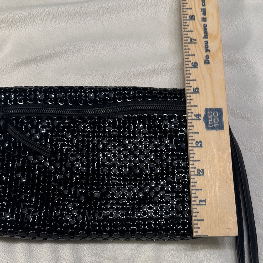 Black Woven Metal Clutch - Picture 4 of 5